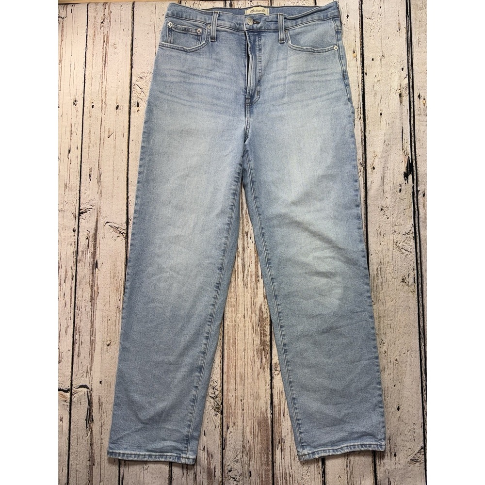 Madewell The Perfect Vintage Straight Jeans 30 Womens Light Wash